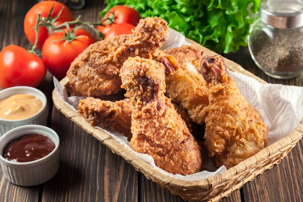 Fried Chicken at Stirrups Restaurant