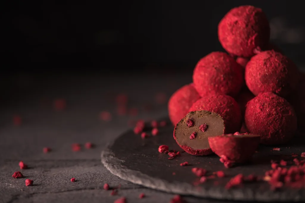 Dark Raspberry Truffle at Ocala's Chocolates & Confections
