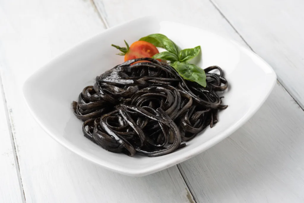 Squid Ink Linguine at Spaghetteria