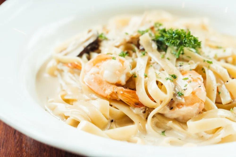 shrimp fettuccine