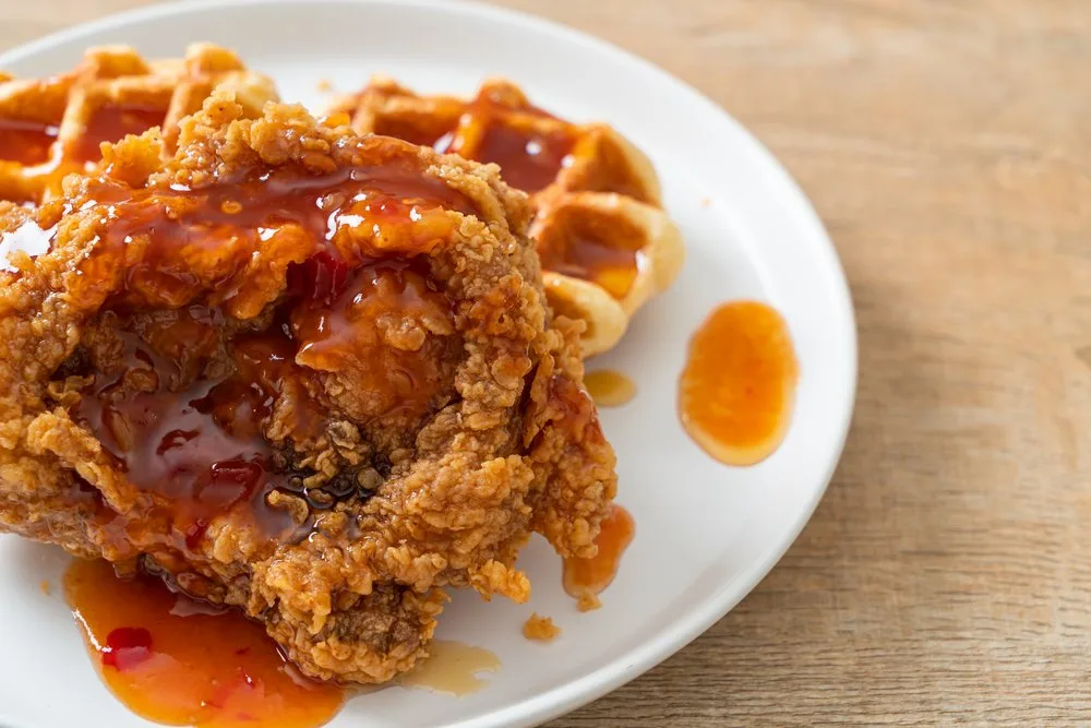 chicken and waffles