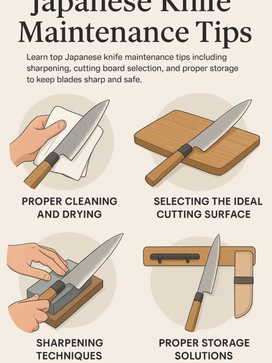 Japanese cooking knives