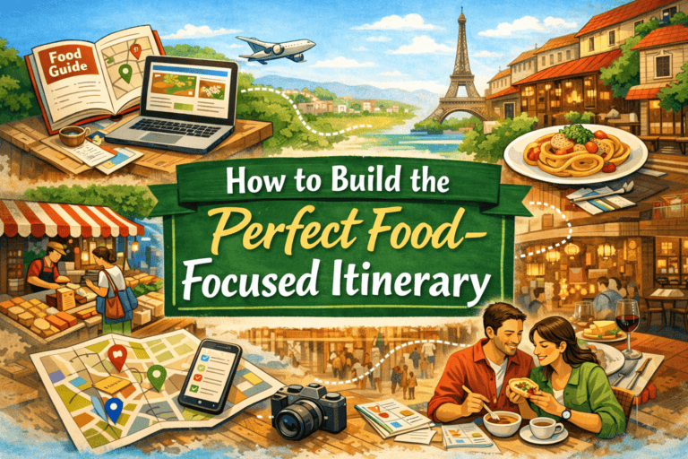 How to build the perfect food itinerary with intention!